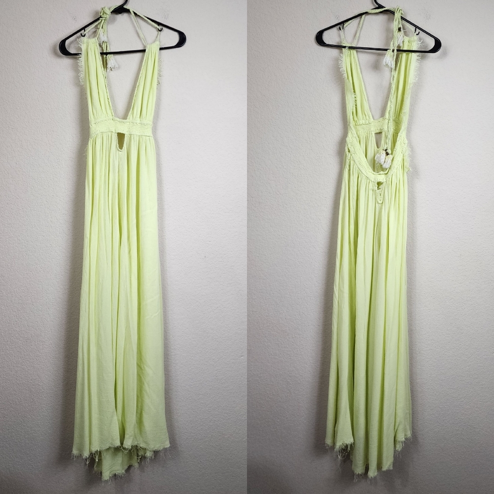 Free People Boho Summer Neon Maxi Dress - Picture 2 of 7